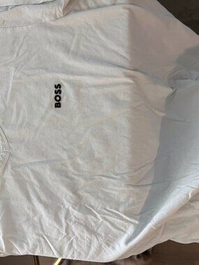 BOSS Hugo Boss Sleeve Logo Crew Neck T-Shirt Men's S Small White Black
